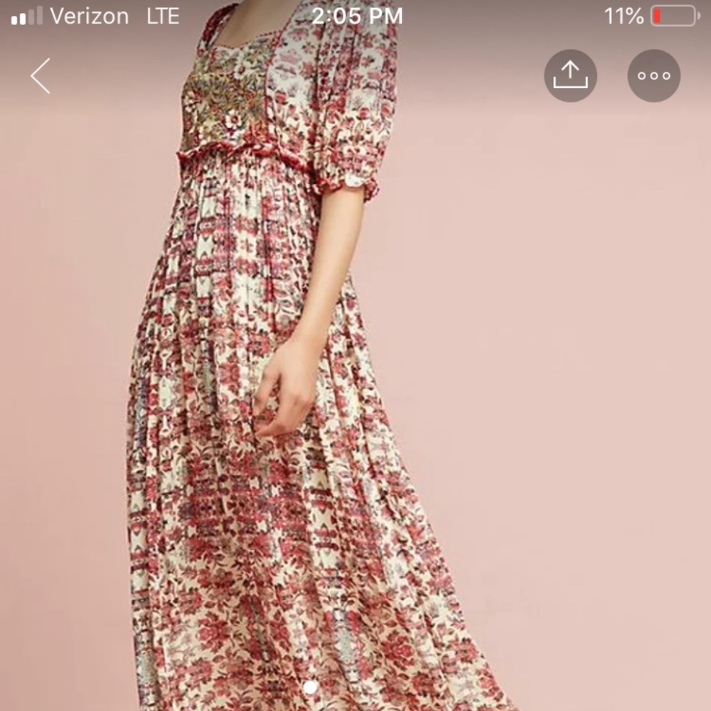 Anthropologie Gown